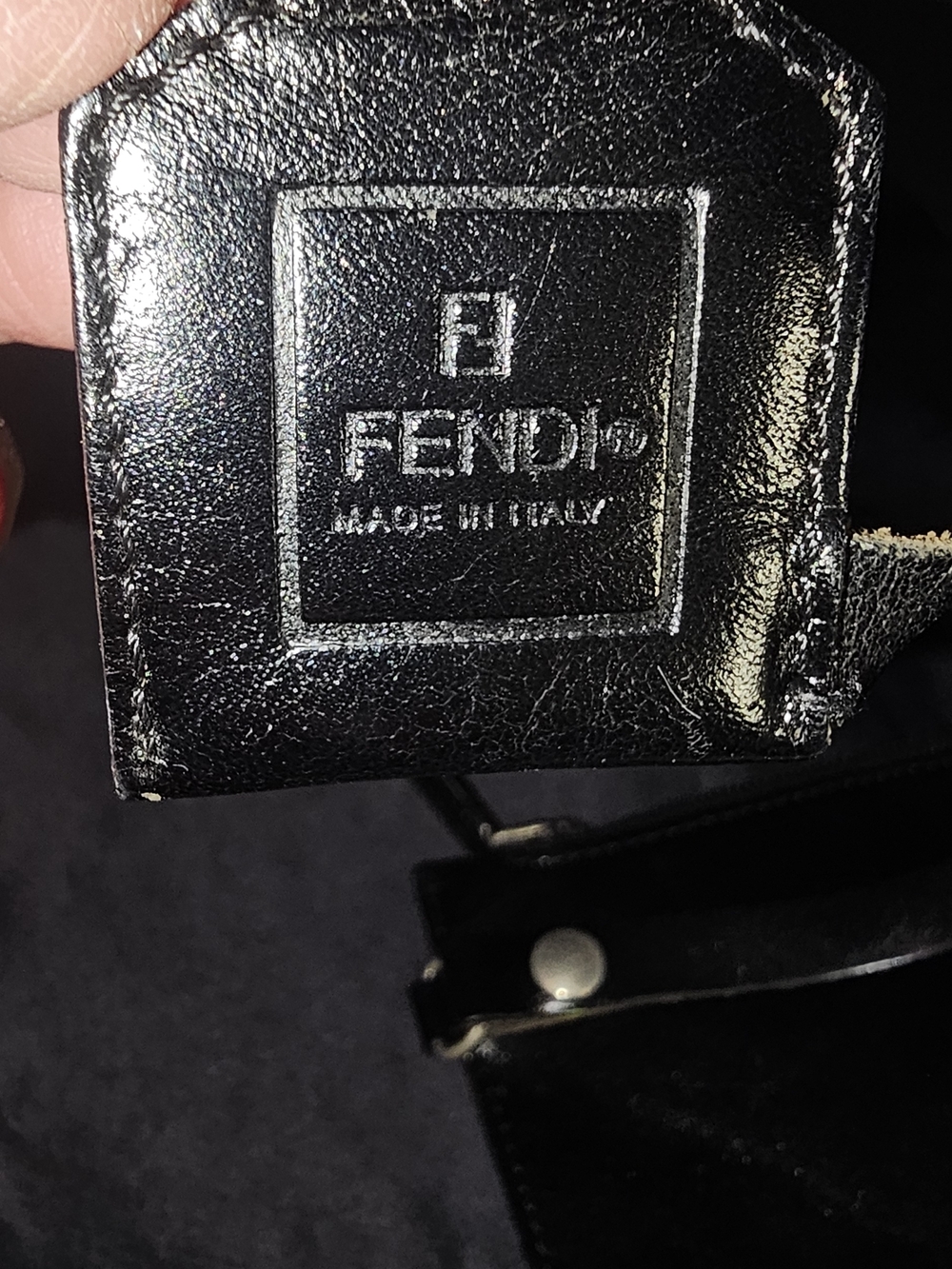 Fendi Black FF Logo Tote - Picture 11 of 15